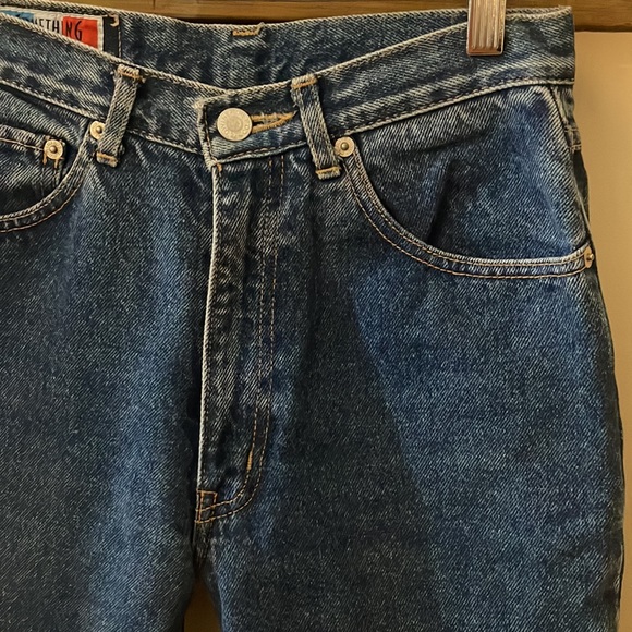 Vintage Something Made in France By Edwin Straight Tapered Leg Jeans Size XS - Picture 7 of 16